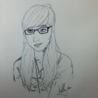 BW Woman with Eyeglasses